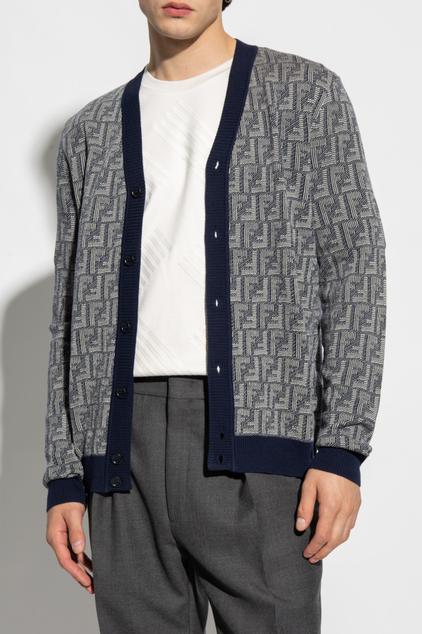 Men's Clothing | Fendi Monogrammed cardigan